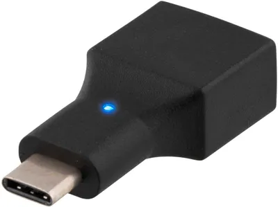 Image de DELTACO Adaptateur USB 2.0, Type C - Type A F, noir