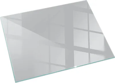 Produktbild von Farbe Hellgrau – Glasbodenplatte für – Kaminofen – Kaminplatte Glas – Schutzglas – Funkenschutzplatte –Glasbodenplatte Feuerfeste – Hitzeschutzplatte – Bodenschutz aus Glas – 120x80 cm