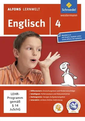 Obrázek produktu pro Alfons Lernwelt Software pro výuku angličtiny 4. CD-ROM