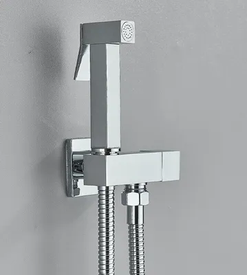 Produktbild von Badezimmer Bidet Wasserhahn Messing Wasserhahn Waschmaschine Mischer Einzelne Kaltwasser Dusche Sprayer Kopf Wasserhahn Toilette Wasserhähne Toilettengriff Jet