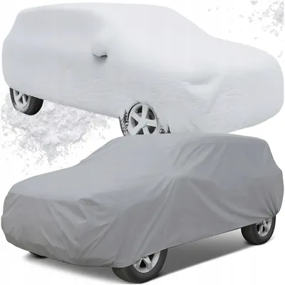 Produktbild von Autoabdeckung Wasserdicht Autoplane XXL 540 cm Ganzgarage Winter UV Schutz Grau