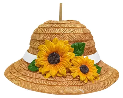 Image de Elzusha - Nichoir en forme de chapeau de paille pour le jardin