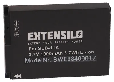 Produktbild von EXTENSILO Akku kompatibel mit Samsung Digimax WB690, WB650, WB700 Kamera (1000 mAh, 3,7 V, Li-Ion)