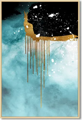 Produktbild von TPFLiving Kunstdruck LW-439 (OHNE RAHMEN) Poster - Leinwand - Wandbild - Hochauflösender Giclée-Druck, langlebig und hochwertig - Abstrakte Strukturen - Wanddeko Wohnzimmer -  - Größe: 40x60cm