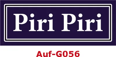 Produktbild von 2 Stück Gewürzaufkleber Piri Piri 40x16mm Gewürzetiketten Sticker Lebensmittel (Auf-G056)