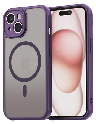 Zdjęcie produktu dla Techsuit – HaloFrost II MagSafe – etui ochronne do iPhone'a 15 – fioletowe