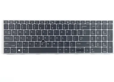Produktbild von Tradebit - Klawiatura do HP | English US QWERTY INT | Pełna kompatybilność | Wysokiej jakości materiały | Modele: Zbook 15 G5 15 G6 17 G5 17 G6
