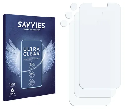 Produktbild von 6x Für Apple iPhone 17e (Display+Kamera) Schutzfolie Savvies Displayschutz Display Schutz Folie Klar Transparent