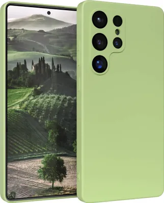 Produktbild von EAZY CASE - TPU Hülle für Samsung Galaxy S25 Ultra, TPU Case stoßfeste Handyhülle, weiches Cover mit Kameraschutz, Silikonhülle in Grün