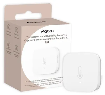 Produktbild von Aqara Temperatur- und Luftfeuchtigkeitssensor T1 - Unterstützt Matter, Zigbee 3.0