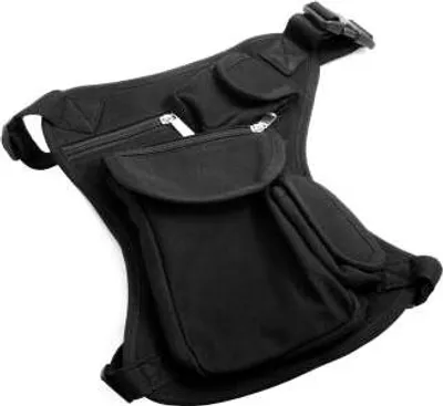 Produktbild von SYSTEM-S Multi Beintasche Tasche Hüfttasche Gürteltasche Beinbeutel Hip Bag in Schwarz