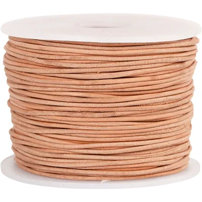 Produktbild von Creativ Company Lederband, Stärke 1 mm, beige, 50 m 1 Rolle