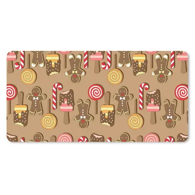 Produktbild von MuchoWow® Mauspad Mousepad Weihnachten - Plätzchen - Süßigkeiten - Muster 60x30 cm - Mousepads - Maus Mat - Pad - Mausunterlage - Nachhaltig