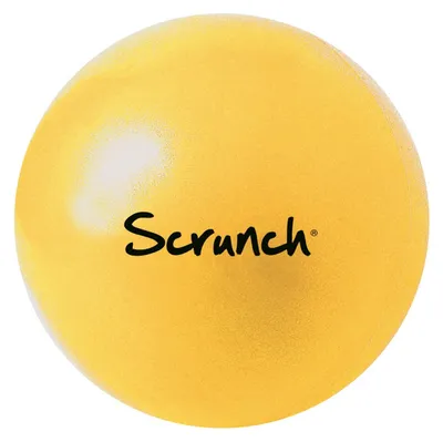 Produktbild von Scrunch Ball Spielzeug gelb Silikon faltbarer Strandball