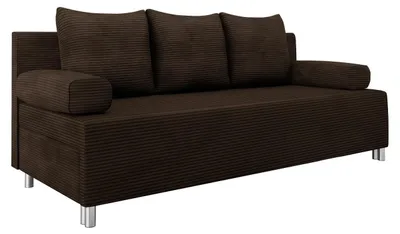 Produktbild von MIRJAN24 Schlafsofa Dover Cord mit Bettkasten und Schlaffunktion, Bettsofa, Couch vom Hersteller (Sofa ohne Polsterhocker, Farbe: Poso 06)