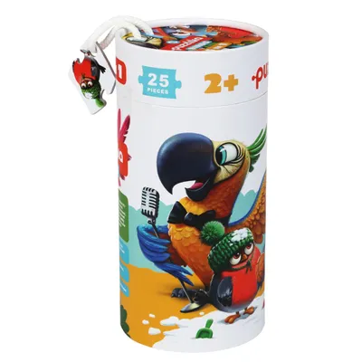 Produktbild von Puzzlika Puzzle - Vögel - 3+4+4+6+7 Teile