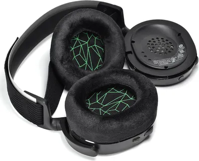 INF Ersatz Ohrpolster Für SteelSeries Arctis 3/5/7 – Schwarz, Weicher Memory Foam, Einfach Zu Wechseln