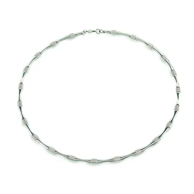 Produktbild von Boccia Damen Collier aus Titan 45cm in silberfarben - 08045-01