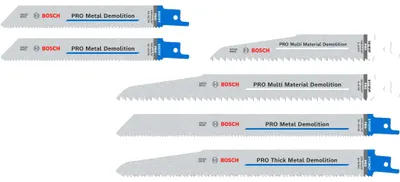 Produktbild von PRO Demolition Säbelsägeblatt Set, 6-tlg.