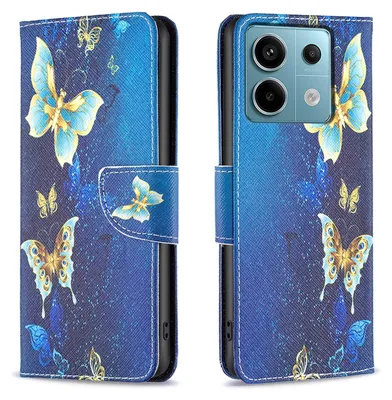 Immagine prodotto di Per Xiaomi Poco M6 Pro 4G / Redmi Note 13 Pro 4G Custodia protettiva a libro in  Motivo 6