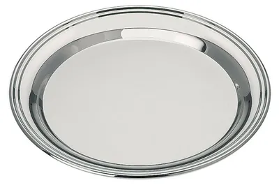 Gläseruntersetzer-Set, 6 Stück, versilbert, 11,5 cm