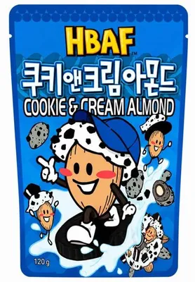 Produktbild von HBAF Cookie & Cream Almond 120g