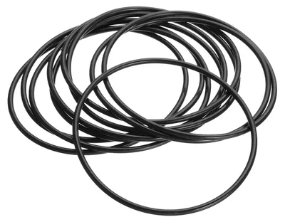 Silikon-O-Ringe 10 Stück, 95x88,8 mm, schwarz