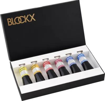 Produktbild von Blockx Aquarellfarbe, Set 6x Tuben 15ml Primärfarben 44901BXC