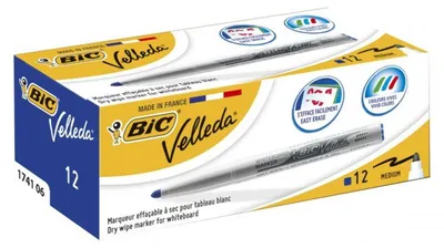 Produktbild von BIC Velleda Whiteboard-Marker Blau für Schüler & Büro