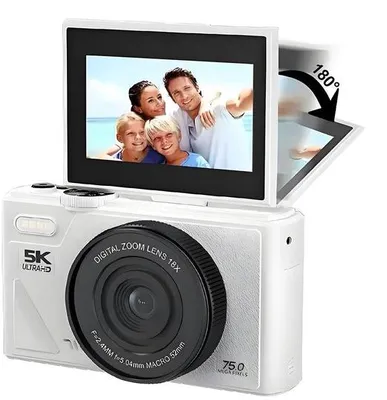 Obrázek produktu pro Digitální fotoaparát – fotografie s rozlišením 44 MP / videa v rozlišení 5K FHD se systémem automatického zaostřování