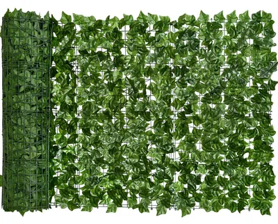 Zdjęcie produktu dla Sztuczny płot z bluszczu prywatność 300 x 100 cm, zielony, do ogrodu