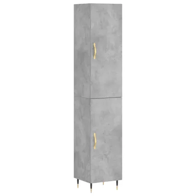 Produktbild von Highboard Betongrau 34,5x34x180 cm Holzwerkstoff