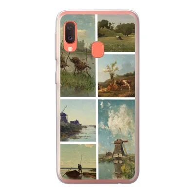 Produktbild von MuchoWow® Handyhülle Schutzhülle Hülle für Samsung Galaxy A20e Kunst - Collage - Niederlande Silikon Softcase Handy Hülle - Abdeckung