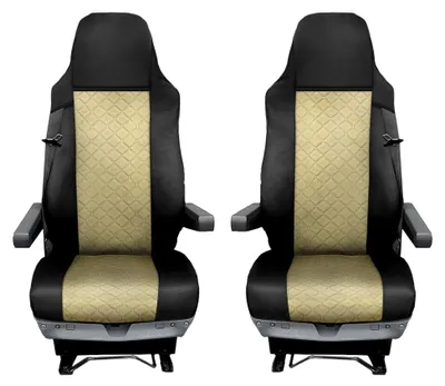 Produktbild von Sitzbezüge 1+1  Für Man TGX TGS TGL ab 2015 LKW Beige