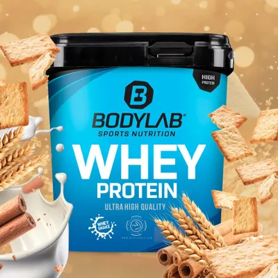 Produktbild von BODYLAB Whey Protein - 2000g - Cinnamon Cereal