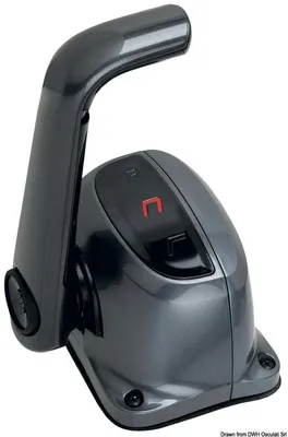Produktbild von Steuerbox mit einem Hebel für einen Motor schwarz B501B - Osculati 45.254.00