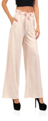 Produktbild von Diesel P-Donna PANTALONI Damen Hose Paperbag-Wide-Leg-Hose