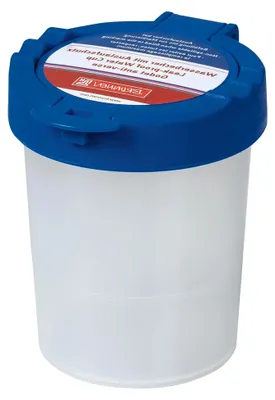 Produktbild von Wasserbecher mit Deckel in Blau