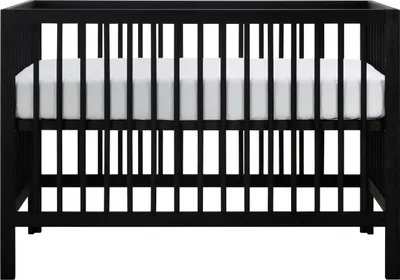 Produktbild von Kidsmill Pure Wood Bett Schwarz Gebürstet 60 x 120 cm