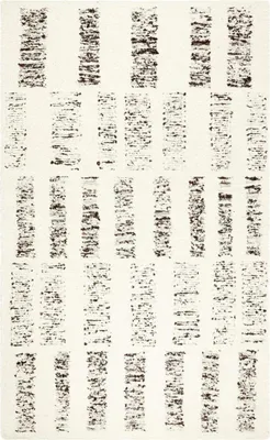 Produktbild von Handgefertigter Wohn- und Schlafzimmerteppich aus Wolle mit geometrischem Muster CORMO