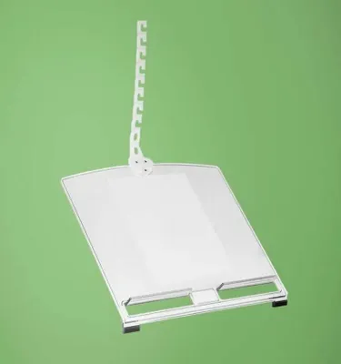 Produktbild von R-Go Tools R-Go Morelia Dokumentenhalter, Modul mit Caparo und Zepher Monitorarm, A3, Acryl, 10 kg, Transparent, 372 mm, 430 mm