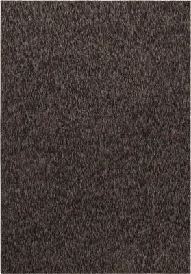 A close-up view of a dark gray carpet with a textured, short pile.