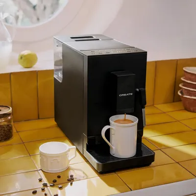Produktbild von CREATE - THERA MATIC - Superautomatischer Kaffeevollautomat mit 20 bar, Mahlwerk und Dampfdüse