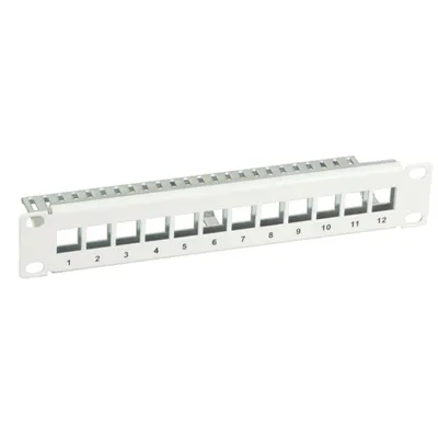 Produktbild von EFB 10" Verteilerfeld 12x Keystone, grau