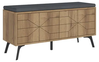 Immagine prodotto di Scarpiera in legno "Dune" - 107 x 35 x 55 cm - Marrone
