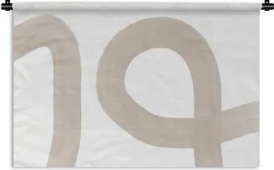 Produktbild von MuchoWow® Wandteppich Wandbehang Abstrakt - Pastell - Design 90x60 cm Tapisserie Dekoration Wandtuch - Wandskulpturen - Bildteppich