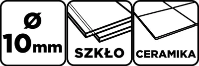 Produktbild von GRAPHITE Glasbohrer, Spezial Bohrer für Fliesen & Keramik, Zylinderaufnahme für Bohrmaschinen