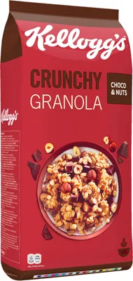 Obrázek produktu pro Kelloggs Crunchy Granola Choco und Nuts knusprige Cerealien 1500g