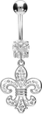 Produktbild von Bauchnabelpiercing Chirurgenstahl Bananabell LILIE