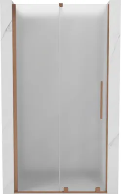 Zdjęcie produktu dla Mexen Velar Drzwi Prysznicowe 100 cm, Szron, Miedź Szczotkowana